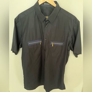 Gianni Versace Men’s short sleeve button down